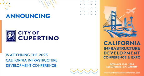 The City of Cupertino will be attending the 2025 California Infrastructure Development Conference & Expo