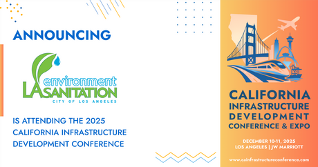LA Sanitation & Environment will be attending the 2025 California Infrastructure Development Conference & Expo