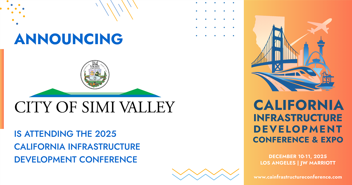The City of Simi Valley will be attending the 2025 California Infrastructure Development Conference & Expo