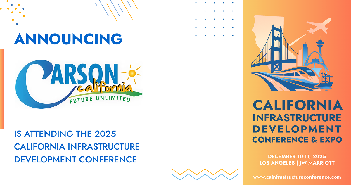The City of Carson will be attending the 2025 California Infrastructure Development Conference