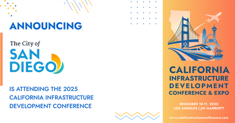 The City of San Diego will be attending the 2025 California Infrastructure Development Conference