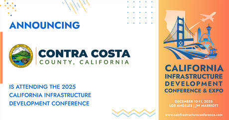 Contra Costa County will be attending the 2025 California Infrastructure Development Conference